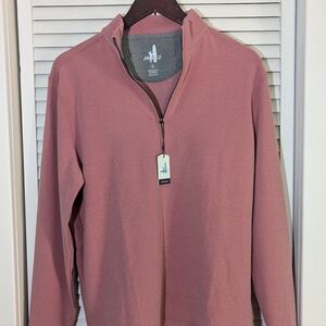 Johnnie-O Quarter Zip Red